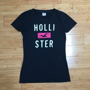 EUC Hollister Navy Blue Tee